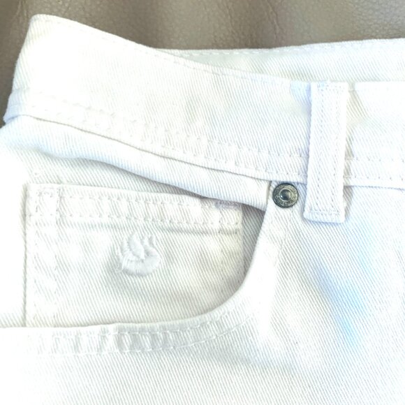 JEANS WHITE Gloria Vanderbilt Straight Leg Amanda High Waist - Picture 4 of 6